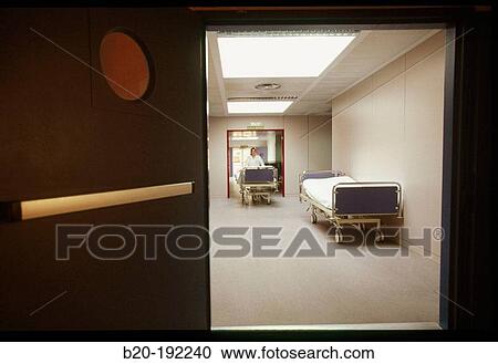 Bed in emergency area at hospital View Large Photo Image Stock Image - Bed in emergency area at hospital. Fotosearch