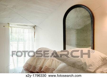 Bedding, window, mirror View Large Photo Image Stock Image - Bedding, window, mirror. Fotosearch