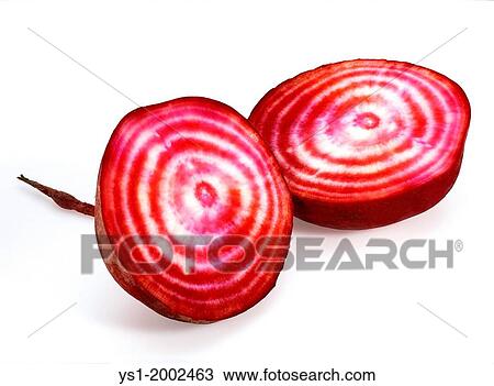 Stock Image - Beetroot, beta vulgaris rubra against White Background.. Fotosearch