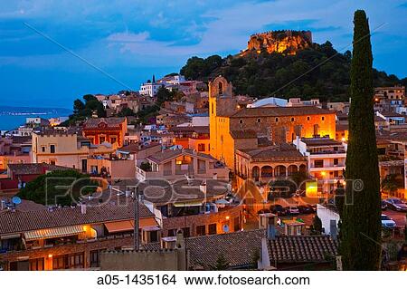 Begur, Baix EmpordB, Costa Brava, Girona Province, Catalonia, Spain. View Large Photo Image Picture - Begur, Baix EmpordB, Costa Brava, Girona Province, Catalonia, Spain.. Fotosearch