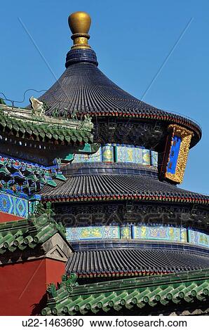Beijing (China): the Temple of Heaven View Large Photo Image Stock Image - Beijing (China): the Temple of Heaven. Fotosearch