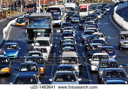 Beijing (China): urban traffic in Chongwen View Large Photo Image Stock Image - Beijing (China): urban traffic in Chongwen. Fotosearch