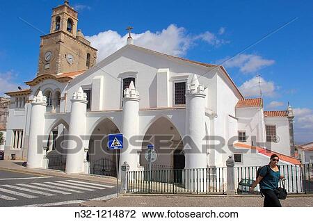 Beja Santa Maria church Baixo Alentejo Portugal Europe. View Large Photo Image Stock Image - Beja Santa Maria church Baixo Alentejo Portugal Europe.. Fotosearch