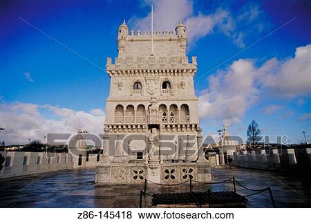 Belem Tower. Lisbon. Portugal View Large Photo Image Stock Photo - Belem Tower. Lisbon. Portugal. Fotosearch