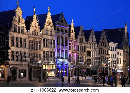 Belgium, Antwerp, Grote Markt, City Square,. View Large Photo Image Stock Image - Belgium, Antwerp, Grote Markt, City Square,.. Fotosearch