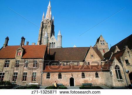 Stock Image - Belgium, Bruges, Church of Our Lady, Memling Museum.. Fotosearch