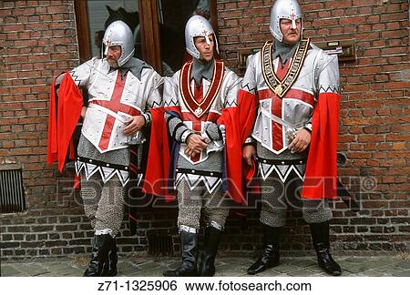 Belgium, Bruges, Pageant of the Golden Tree, festival, people, View Large Photo Image Stock Photograph - Belgium, Bruges, Pageant of the Golden Tree, festival, people,. Fotosearch