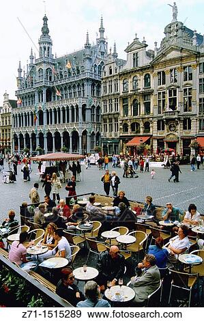 Stock Photo - Belgium Bruxelles Grand Place. Fotosearch