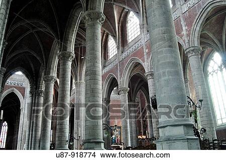 Belgium, Flanders, Ghent, St. Michael's Church View Large Photo Image Picture - Belgium, Flanders, Ghent, St. Michael's Church. Fotosearch