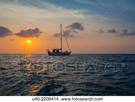 Belize, sailboats on the Caribbean. View Large Photo Image Picture - Belize, sailboats on the Caribbean.. Fotosearch