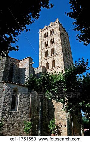 Stock Image - bell, s XI, Monastery of Sant Salvador, Breda, Catalonia, Spain. Fotosearch
