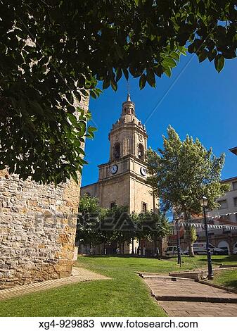 Bell tower of the St Mary's Basilica (17th century), Portugalete, Biscay, Basque Country, Spain View Large Photo Image Stock Image - Bell tower of the St Mary's Basilica (17th century), Portugalete, Biscay, Basque Country, Spain. Fotosearch