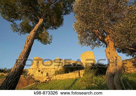 Bellver Castle (14th century), Palma de Mallorca. Majorca, Balearic Islands, Spain View Large Photo Image Stock Photograph - Bellver Castle (14th century), Palma de Mallorca. Majorca, Balearic Islands, Spain. Fotosearch