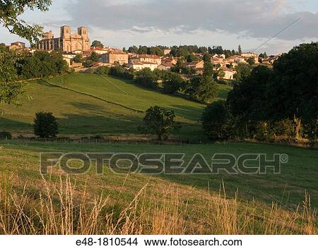 BENEDICTINE ABBEY CHURCH OF SAINT ROBERT LA CHAISE DIEU HAUTE LOIRE AUVERGNE FRANCE View Large Photo Image Picture - BENEDICTINE ABBEY CHURCH OF SAINT ROBERT LA CHAISE DIEU HAUTE LOIRE AUVERGNE FRANCE. Fotosearch
