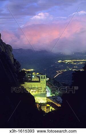 Benedictine abbey Santa Maria de Monserrat, Catalonia, Spain, Europe View Large Photo Image Stock Image - Benedictine abbey Santa Maria de Monserrat, Catalonia, Spain, Europe. Fotosearch
