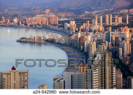 Benidorm City. Costa Blanca. Alicante province. Spain. May 2007. View Large Photo Image Stock Image - Benidorm City. Costa Blanca. Alicante province. Spain. May 2007.. Fotosearch