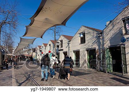 Stock Photo - Bercy village, Paris, Ile de France, France.. Fotosearch