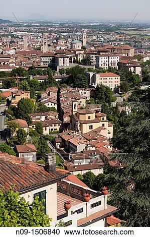 bergamo, italy. View Large Photo Image Stock Image - bergamo, italy.. Fotosearch