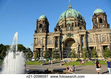 Stock Photo - Berlin Cathedral (Berliner Dom). Berlin, Germany, Europe.. Fotosearch
