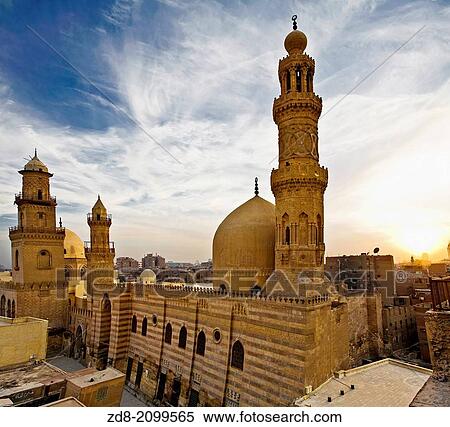 beshtek palace and qalaun mosque in old cairo. View Large Photo Image Stock Photography - beshtek palace and qalaun mosque in old cairo.. Fotosearch