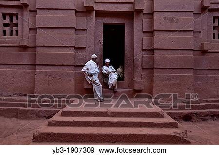 Stock Photo - Bet Emanuel Church, Lalibela, Ethiopia. Fotosearch