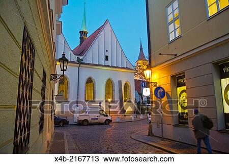 Stock Image - Betlemska kaple Bethlehem chapel, Betlemske namesti square, Stare mesto, the old town, Prague Czech Republic Europe.. Fotosearch