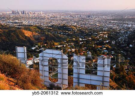 Beyond Hollywood View Large Photo Image Stock Image - Beyond Hollywood. Fotosearch