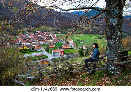 Stock Photo - Bezanes Redes Natural park Asturias Spain. Fotosearch