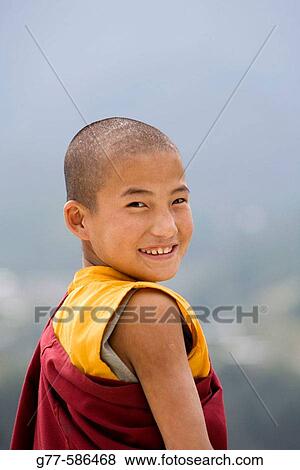 Bhutan. Buthang Valley. Jankar. Tashing Goemba Monastery. Buddhist monk. View Large Photo Image Stock Photo - Bhutan. Buthang Valley. Jankar. Tashing Goemba Monastery. Buddhist monk.. Fotosearch