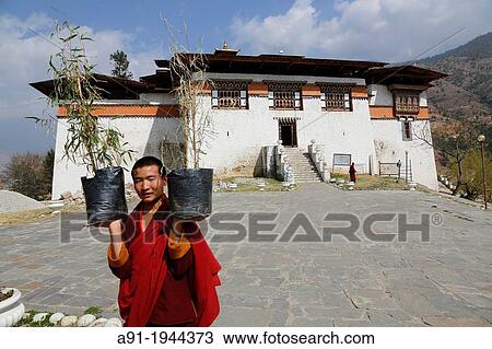 Bhutan (kingdom of), City of Thimphu, Simtokha dzong one of the most ancients bhutanese fortresses View Large Photo Image Stock Image - Bhutan (kingdom of), City of Thimphu, Simtokha dzong one of the most ancients bhutanese fortresses. Fotosearch