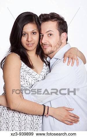 Bi-racial couple View Large Photo Image Stock Photo - Bi-racial couple. Fotosearch