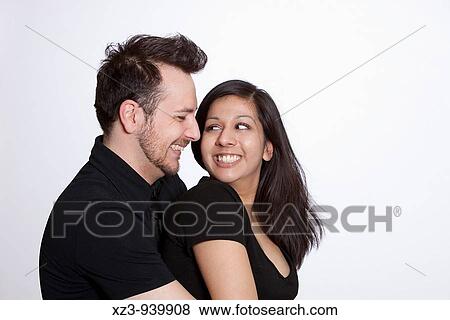 Bi-racial couple View Large Photo Image Stock Photo - Bi-racial couple. Fotosearch