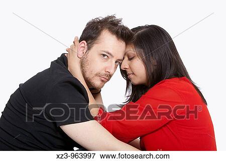 Bi-racial couple View Large Photo Image Stock Photo - Bi-racial couple. Fotosearch