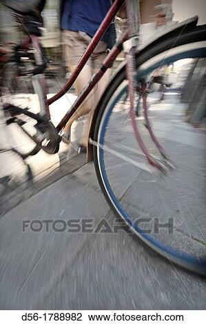 Bicycle in motion, Amsterdam, Netherland View Large Photo Image Stock Image - Bicycle in motion, Amsterdam, Netherland. Fotosearch