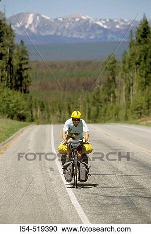 Bicycling in the Grand Teton National Park Wyoming WY View Large Photo Image Stock Image - Bicycling in the Grand Teton National Park Wyoming WY. Fotosearch