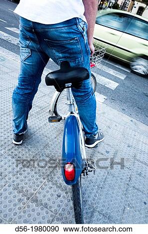 Bicyclist, Valencia, Spain View Large Photo Image Stock Image - Bicyclist, Valencia, Spain. Fotosearch