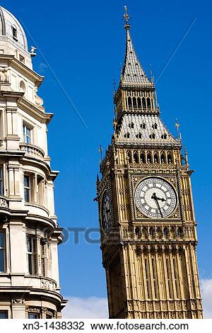 Big Ben, clock tower, Houses of Parliament, London, England, UK. View Large Photo Image Stock Image - Big Ben, clock tower, Houses of Parliament, London, England, UK.. Fotosearch