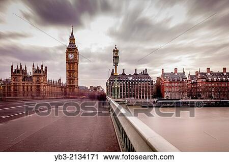 Big Ben, Westminster Bridge and The River Thames, London, England. View Large Photo Image Stock Image - Big Ben, Westminster Bridge and The River Thames, London, England.. Fotosearch