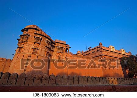 Bikaner Fort Rajasthan India View Large Photo Image Stock Image - Bikaner Fort Rajasthan India. Fotosearch
