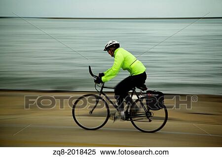 Bike at the lake shore. chicago. View Large Photo Image Stock Photography - Bike at the lake shore. chicago.. Fotosearch