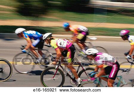 Stock Image - Bike race. Fotosearch