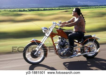 Biker, Maui, Hawaii Islands View Large Photo Image Stock Image - Biker, Maui, Hawaii Islands. Fotosearch