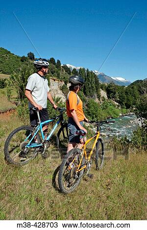 Biking. Chile. View Large Photo Image Stock Image - Biking. Chile.. Fotosearch