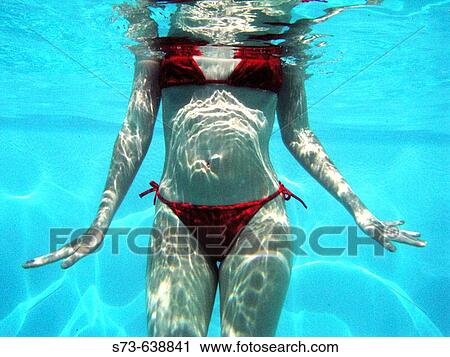 Bikini under water. View Large Photo Image Stock Image - Bikini under water.. Fotosearch
