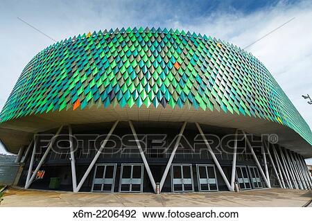 Stock Image - Bilbao Arena or Sport Palace. Bilbao. Biscay, Basque Country, Spain, Europe.. Fotosearch