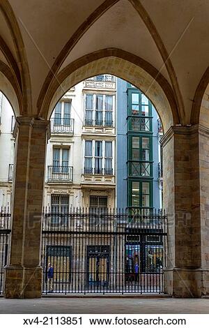 Bilbao Cathedral arcade, Biscay, Spain. View Large Photo Image Stock Image - Bilbao Cathedral arcade, Biscay, Spain.. Fotosearch