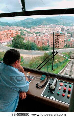 Bilbao city from the funicular train (Artxanda). Bilbao. Bizkaia. Euskadi. Spain View Large Photo Image Stock Image - Bilbao city from the funicular train (Artxanda). Bilbao. Bizkaia. Euskadi. Spain. Fotosearch
