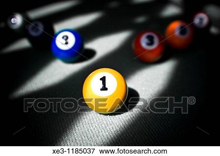 Billiard balls View Large Photo Image Stock Photo - Billiard balls. Fotosearch