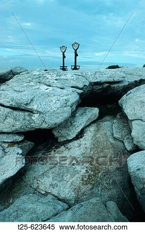 Binoculars overlooking a rocky shore, Maine, USA View Large Photo Image Stock Photography - Binoculars overlooking a rocky shore, Maine, USA. Fotosearch
