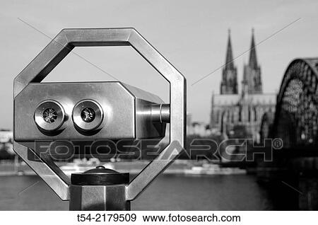 Binoculars overlooking the Cologne Cathedral View Large Photo Image Stock Photo - Binoculars overlooking the Cologne Cathedral. Fotosearch